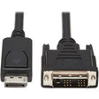 EATON Tripp Lite 6ft DisplayPort to DVI-D / DP to DVI AdapterConverter Single Link Video Cable M/M - Single Link Adapter DP2DVI (M/M) 6-ft. - P581-006