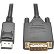 EATON Tripp Lite 6ft DisplayPort to DVI / DP to DVI Adpater Active Converter DPort 1.2 M/M - DisplayPort/DVI for Video Device, Monitor, Projector, TV, Graphics Card - 6 ft - 1 x DisplayPort Male Digital Vid...  - P581-006-V2