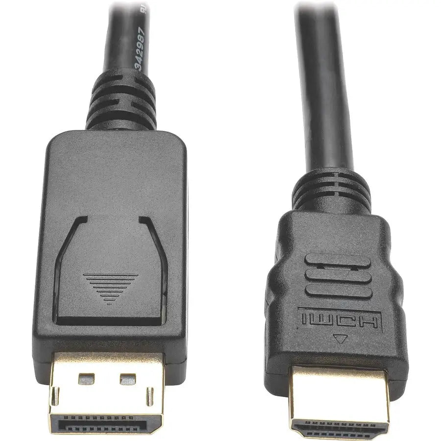 EATON Tripp Lite 6ft DisplayPort to HDMI Adapter Active Converter DP w/ Latches to HDMI DPort 1.2 4K x 2K M/M - Audio/Video Device, Projector, Monitor, TV, Graphics Card - 6 ft - 1 x DisplayPort Male Digita - P582-006-V2-ACT