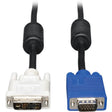EATON Tripp Lite 6ft DVI to VGA Monitor Cable Shielded with RGB High Resolution DVI-A to HD15 M/M 6' - (DVI-A M to HD15 M) 6-ft. - P556-006