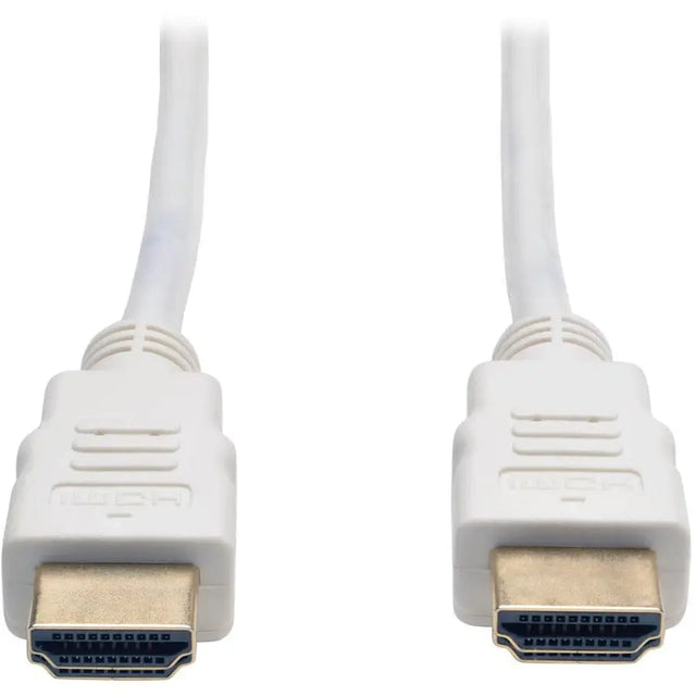 EATON Tripp Lite 6ft High Speed HDMI Cable Digital Video with Audio 4K x 2K M/M White 6' - HDMI for Audio/Video Device, Home Theater System, TV, LCD TV, Projector, Blu-ray Player, iPad - 6 ft - 1 x HDMI Mal...  - P568-006-WH