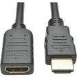 EATON Tripp Lite 6ft High Speed HDMI Extension Cable with Ethernet Digital Video / Audio 4K x 2K M/F 6' - HDMI for Audio/Video Device, Projector, Monitor, iPad, HDTV, Blu-ray Player, A/V Receiver, Chromeboo - P569-006-MF