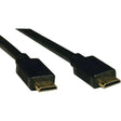 EATON Tripp Lite 6ft High Speed Mini-HDMI Cable Digital Video w/ Audio M/M 6' - Male Mini HDMI - Male Mini HDMI - 6ft - Black - P572-006