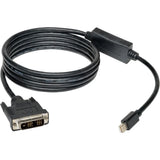 EATON Tripp Lite 6ft Mini DisplayPort to DVI Adpater Converter Cable mDP to DVI 1920 x 1080 M/M - DVI/Mini DisplayPort for Video Device, Monitor, TV - 6 ft - 1 x Mini DisplayPort Male Digital Audio/Video - ...  - P586-006-DVI