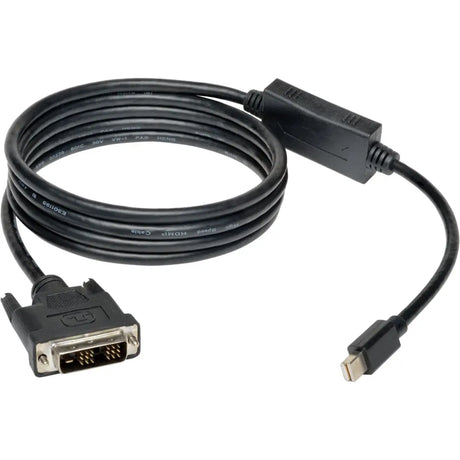 EATON Tripp Lite 6ft Mini DisplayPort to DVI Adpater Converter Cable mDP to DVI 1920 x 1080 M/M - DVI/Mini DisplayPort for Video Device, Monitor, TV - 6 ft - 1 x Mini DisplayPort Male Digital Audio/Video - ...  - P586-006-DVI