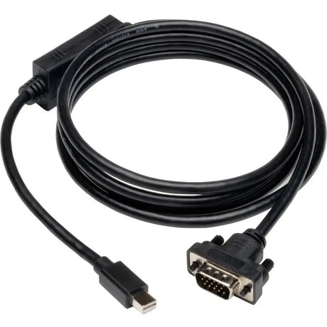 EATON Tripp Lite 6ft Mini DisplayPort to VGA Adapter Active Converter mDP to VGA 1920 x 1200 DPort 1.2 M/M - DisplayPort/VGA for Video Device, Monitor, Projector, TV, Graphics Card - 6 ft - 1 x HD-15 Male V...  - P586-006-VGA-V2
