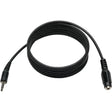 EATON Tripp Lite 6ft Mini Stereo Audio 4 Position Headset Extension Cable 3.5mm M/F 6' - 6 ft Mini-phone Audio Cable for Audio Device, Headset, PC, Notebook, iPhone - First End: 1 x Mini-phone Stereo Audio ...  - P318-006-MF