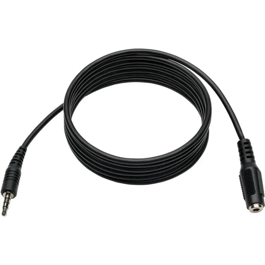 EATON Tripp Lite 6ft Mini Stereo Audio 4 Position Headset Extension Cable 3.5mm M/F 6' - 6 ft Mini-phone Audio Cable for Audio Device, Headset, PC, Notebook, iPhone - First End: 1 x Mini-phone Stereo Audio ...  - P318-006-MF