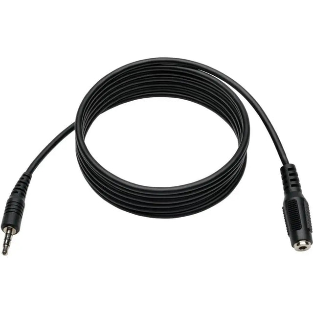 EATON Tripp Lite 6ft Mini Stereo Audio 4 Position Headset Extension Cable 3.5mm M/F 6' - 6 ft Mini-phone Audio Cable for Audio Device, Headset, PC, Notebook, iPhone - First End: 1 x Mini-phone Stereo Audio ...  - P318-006-MF