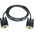EATON Tripp Lite 6ft Null Modem Serial DB9 RS232 Cable Adapter Gold F/F 6' - DB-9 Female - DB-9 Female - 6ft - P450-006