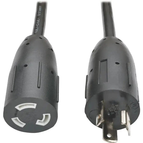 EATON Tripp Lite 6ft Power Cord Extension Cable L5-20P to L5-20R with Locking Connectors Heavy Duty 20A 12AWG 6' - 125 V AC Voltage Rating - 20 A Current Rating - Black - P046-006-LL