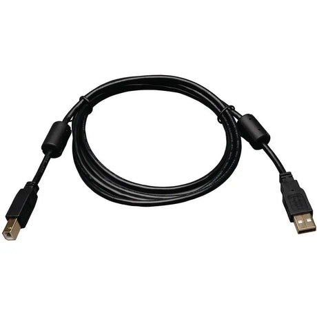 EATON Tripp Lite 6ft USB 2.0 Hi-Speed A/B Device Cable Ferrite Chokes M/M 6' - Type A Male USB - Type B Male USB - 6ft - Black - U023-006