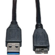 EATON Tripp Lite 6ft USB 3.0 SuperSpeed Device Cable USB-A Male to USB Micro-B Male Black - USB - 6 ft - 1 x Type A Male USB - 1 x Type B Male Micro USB - Black - U326-006-BK