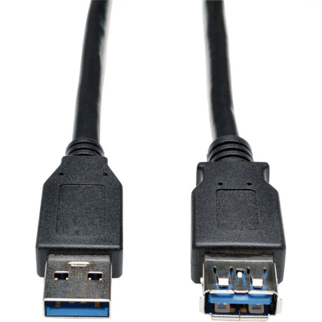 EATON Tripp Lite 6ft USB 3.0 SuperSpeed Extension Cable A Male to A Female Black - USB - Extension Cable - 6 ft - 1 x Type A Male USB - 1 x Type A Female USB - Black - U324-006-BK