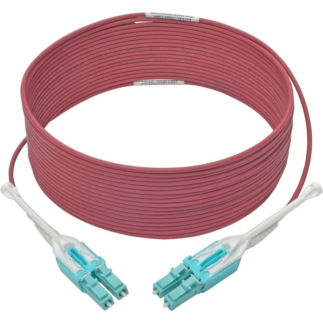 EATON Tripp Lite 6M 10Gb Duplex Multimode Fiber Patch Cable 50/125 OM4 LC/LC LSZH - Fiber Optic for Network Device - 12.50 GB/s - Patch Cable - 19.69 ft - 2 x LC Male Network - 2 x LC Male Network - 50/125 ...  - N821-06M-MG-T