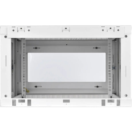 EATON Tripp Lite 6U Wall Mount Rack Enclosure Server Cabinet White w/ Acrylic Glass Door - 6U Rack Height x 19" Rack Width - Wall Mountable - White - Steel, Acrylic - 200 lb Maximum Weight Capacity - 200 lb - SRW6UWG