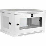 EATON Tripp Lite 6U Wall Mount Rack Enclosure Server Cabinet White w/ Acrylic Glass Door - 6U Rack Height x 19" Rack Width - Wall Mountable - White - Steel, Acrylic - 200 lb Maximum Weight Capacity - 200 lb - SRW6UWG