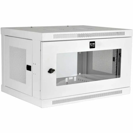 EATON Tripp Lite 6U Wall Mount Rack Enclosure Server Cabinet White w/ Acrylic Glass Door - 6U Rack Height x 19" Rack Width - Wall Mountable - White - Steel, Acrylic - 200 lb Maximum Weight Capacity - 200 lb - SRW6UWG