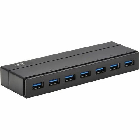 EATON Tripp Lite 7-Port USB-A Mini Hub - USB 3.2 Gen 1, International Plug Adapters - USB 3.2 (Gen 1) Type A - Portable - 7 USB Port(s)