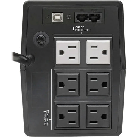 EATON Tripp Lite 700VA 350W UPS Tower Battery Back Up Desktop AVR LCD USB 50/60Hz - Tower - AVR - 8 Hour Recharge - 3 Minute Stand-by - 120 V AC Input - 110 V AC, 115 V AC, 120 V AC Output - 6 x NEMA 5-15R - OMNI700LCDT