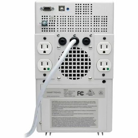 Tripp Lite 700VA 450W Lithium Iron Phosphate (LiFePhos) UPS Smart Tower AVR Hospital Medical 120V - 18 Minute - Tower, Wall Mountable - 18 Minute - 4 x NEMA 5-15R - SMART700HGL EATON