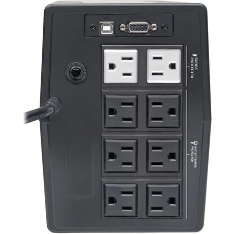 EATON Tripp Lite 750VA 600W UPS Smart Tower Battery Back Up Desktop AVR USB LCD - Tower - AVR - 8 Hour Recharge - 4 Minute Stand-by - 120 V AC Input - 120 V AC, 115 V AC, 110 V AC Output - 8 x NEMA 5-15R - SMART750TSU