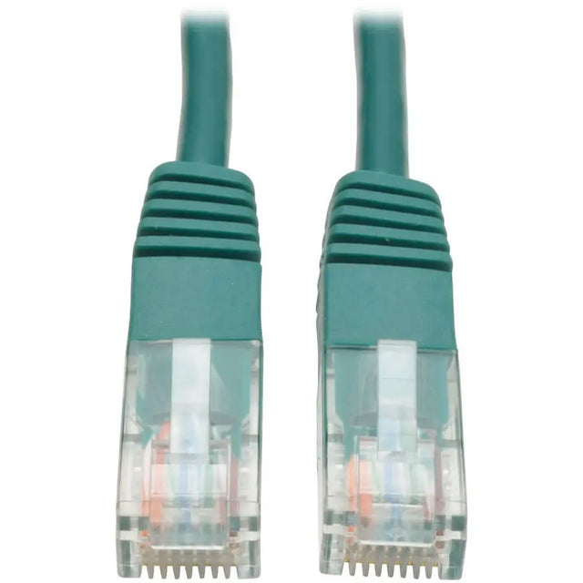 EATON Tripp Lite 7ft Cat5e / Cat5 350MHz Molded Patch Cable RJ45 M/M Green 7' - 7ft - 1 x RJ-45 Male - 1 x RJ-45 Male - Green - N002-007-GN