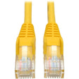 EATON Tripp Lite 7ft Cat5e / Cat5 350MHz Snagless Patch Cable RJ45 M/M Yellow 7' - Category 5e - 7ft - 1 x RJ-45 Male Network - 1 x RJ-45 Network - Yellow - N001-007-YW