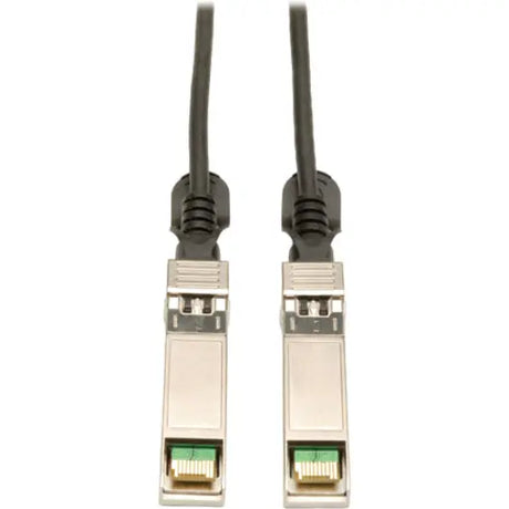 Tripp Lite 7M SFP+ 10Gbase-CU Twinax Passive Copper Cable SFP-H10GB-CU7M Compatible Black 23ft 23' - SFP+ for Network Device - 22.97 ft - 1 x SFF-8431 Male SFP+ - 1 x SFF-8431 Male SFP+ - Black - N280-07M-BK EATON