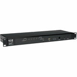 EATON Tripp Lite 8-Port Rackmount KVM Switch w/ Built in IP and On Screen Display 1U - 8 Computer(s) - 1 Local User(s) - 64 Remote User(s) - 2048 x 1536 - 1 x Network (RJ-45) - 1 x USB - Rack-mountable - 1U...  - B022-U08-IP