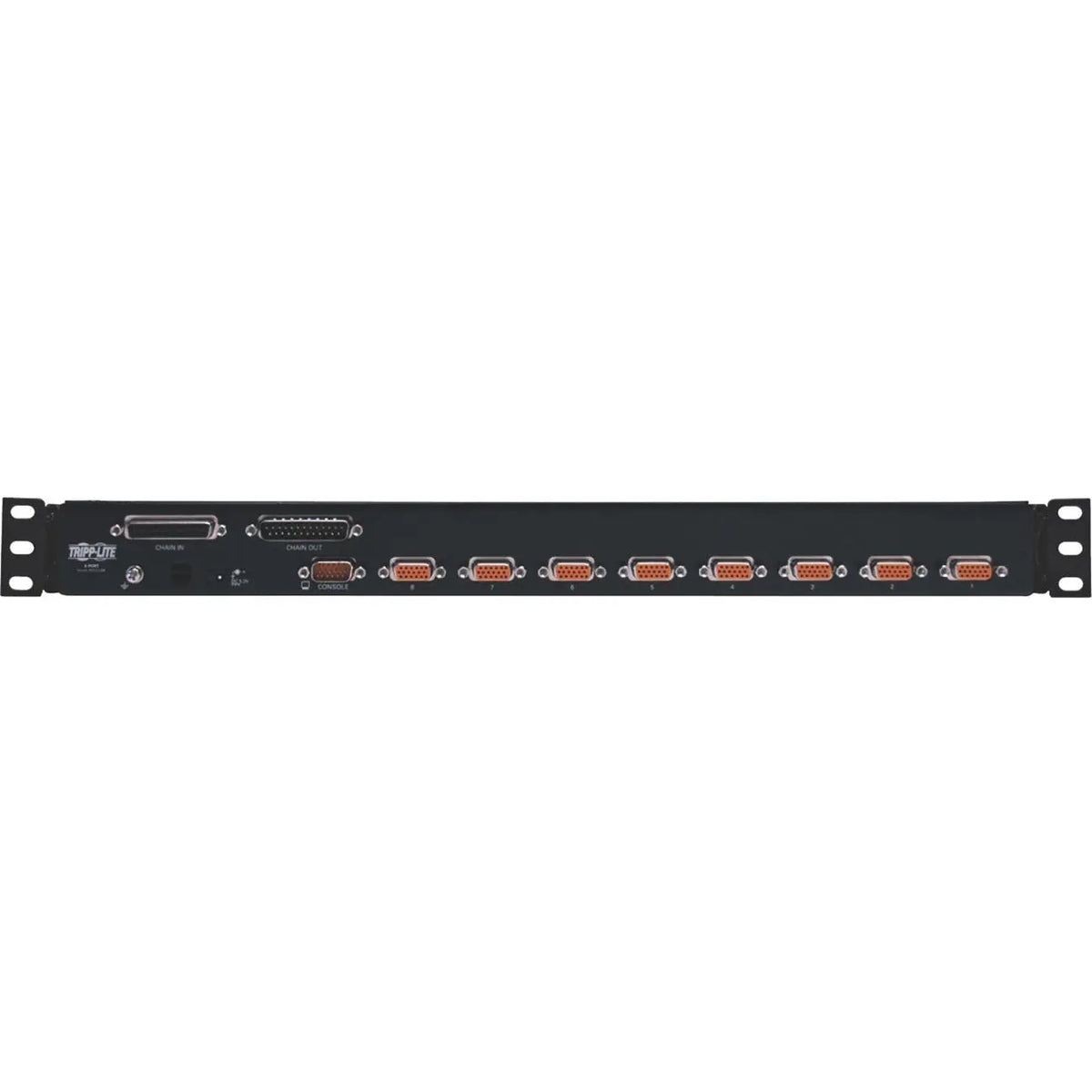 EATON Tripp Lite 8-Port Rackmount KVM/USB Switch w/ On-Screen Display Steel PS/2 1U - 8 Computer(s) - 1 Local User(s) - 2048 x 1536USB - Rack-mountable - 1U - TAA Compliant - B022-U08