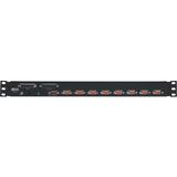 EATON Tripp Lite 8-Port Rackmount KVM/USB Switch w/ On-Screen Display Steel PS/2 1U - 8 Computer(s) - 1 Local User(s) - 2048 x 1536USB - Rack-mountable - 1U - TAA Compliant - B022-U08