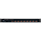 EATON Tripp Lite 8-Port Rackmount KVM/USB Switch w/ On-Screen Display Steel PS/2 1U - 8 Computer(s) - 1 Local User(s) - 2048 x 1536USB - Rack-mountable - 1U - TAA Compliant - B022-U08