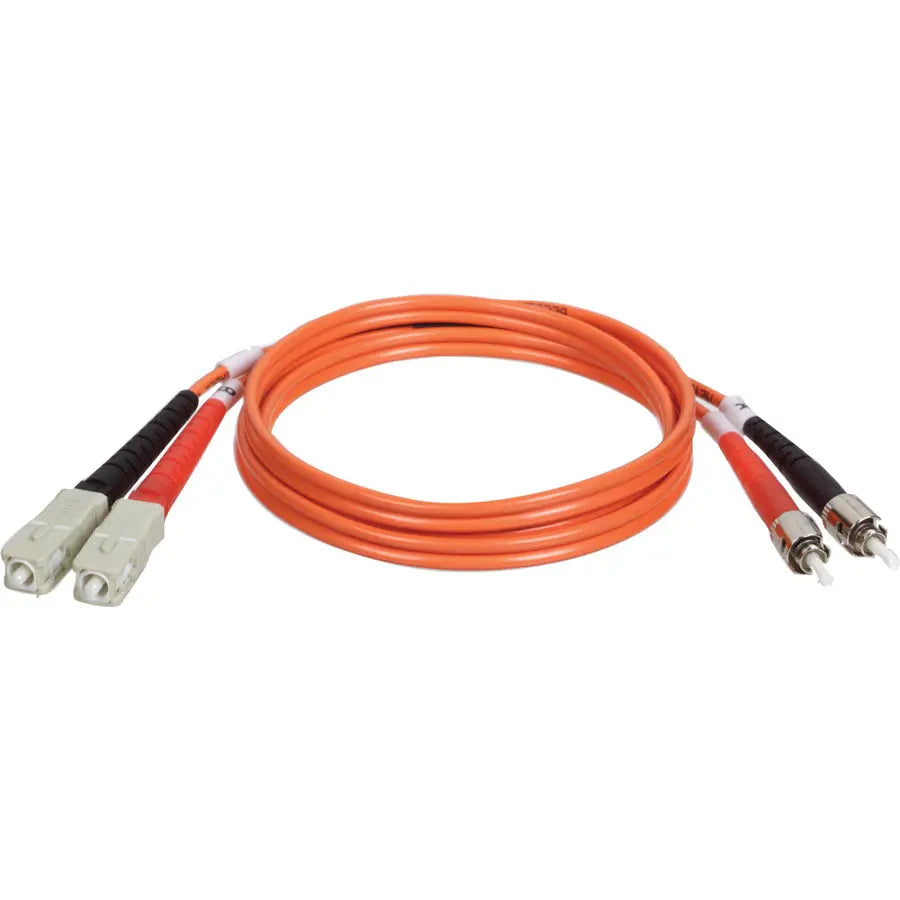EATON Tripp Lite 8M Duplex Multimode 62.5/125 Fiber Optic Patch Cable SC/ST 25' 25ft 8 Meter - SC Male - ST Male - 25ft - Orange - N304-025