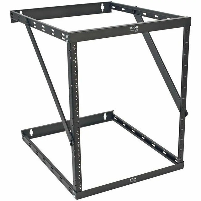 EATON Tripp Lite 8U 12U 22U 2 Post Open Frame Rack Cabinet Expandable 23.5" Depth Wall Mount - For UPS, Patch Panel, LAN Switch - 22U Rack Height x 19" Rack Width x 23.50" Rack Depth - Wall Mountable - Blac - SRWO8U22DP