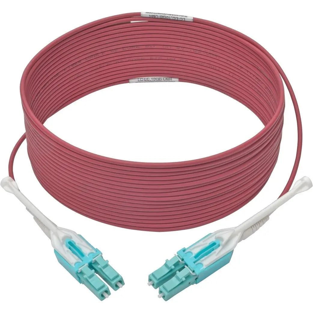 EATON Tripp Lite 9M 10Gb Duplex Multimode Fiber Patch Cable 50/125 OM4 LC/LC LSZH - Fiber Optic for Network Device - 12.50 GB/s - Patch Cable - 29.53 ft - 2 x LC Male Network - 2 x LC Male Network - 50/125 ...  - N821-09M-MG-T