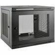 EATON Tripp Lite 9U Wall Mount Rack Enclosure Cabinet Low Profile Deep Wallmount - For LAN Switch, Patch Panel - 9U Rack Height x 19" Rack Width x 20.50" Rack Depth - Wall Mountable - Black - 200 lb Maximum - SRW9UDP