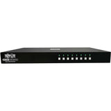 EATON Tripp Lite B002-DP1AC8-N4 8-Port NIAP PP4.0-Certified DisplayPort KVM Switch - 8 Computer(s) - 1 Local User(s) - 3840 x 2160 - 50 Hz, 60 Hz - 19 x USB - Yes - 9 x DisplayPort - TAA Compliant