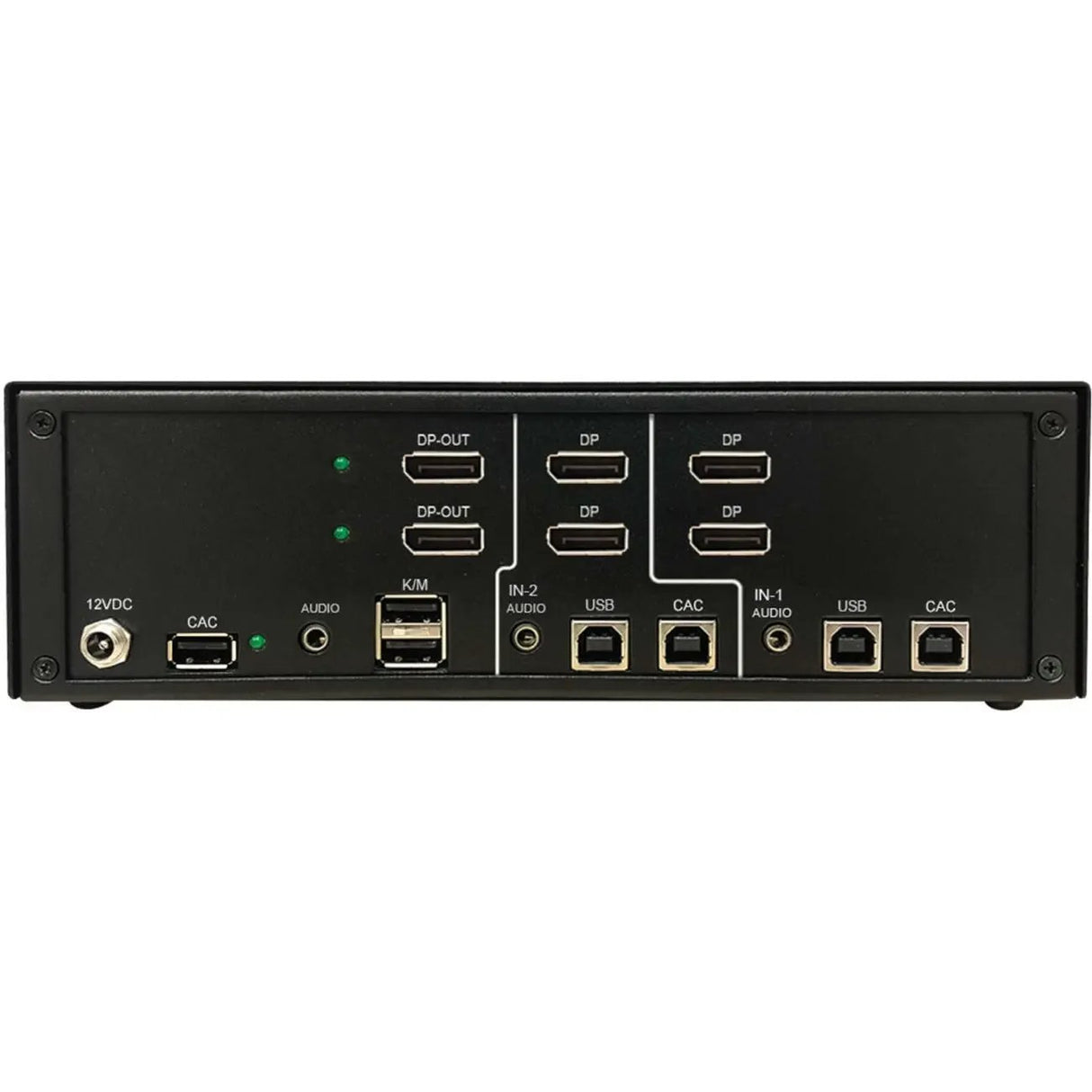 Tripp Lite B002-DP2AC2-N4 2-Port NIAP PP4.0-Certified DisplayPort KVM Switch - 2 Computer(s) - 1 Local User(s) - 3840 x 2160 - 50 Hz, 60 Hz - 7 x USB - Yes - 6 x DisplayPort - TAA Compliant EATON