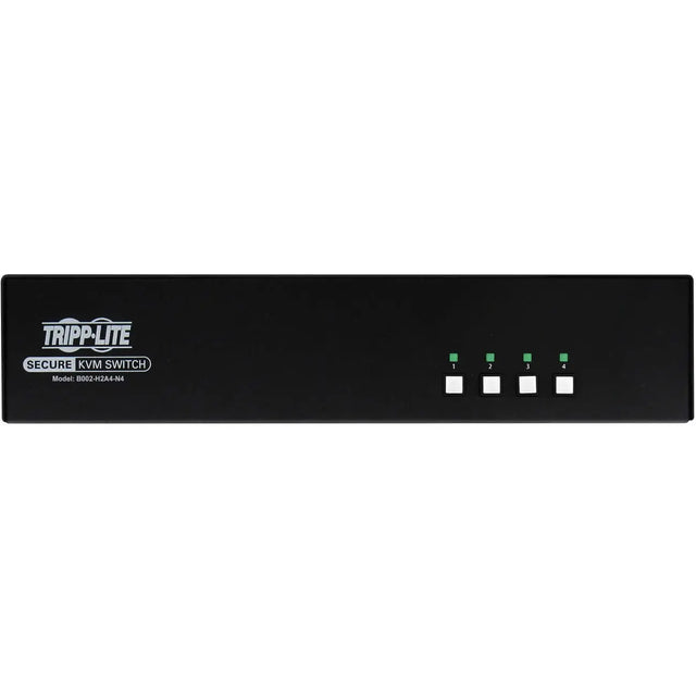 EATON Tripp Lite B002-H2A4-N4 4-Port Dual-Monitor NIAP PP4.0-Certified HDMI KVM Switch - 4 Computer(s) - 1 Local User(s) - 3840 x 2160 - 50 Hz, 60 Hz - 6 x USB - 10 x HDMI - TAA Compliant