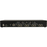 EATON Tripp Lite B002-HD1AC4-N4 4-Port NIAP PP4.0-Certified KVM Switch - 4 Computer(s) - 1 Local User(s) - 3840 x 2160 - 50 Hz, 60 Hz - 11 x USB - Yes - 1 x HDMI - 4 x DisplayPort - TAA Compliant