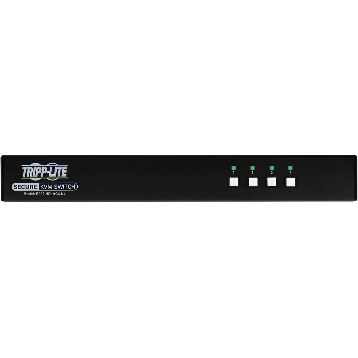 EATON Tripp Lite B002-HD1AC4-N4 4-Port NIAP PP4.0-Certified KVM Switch - 4 Computer(s) - 1 Local User(s) - 3840 x 2160 - 50 Hz, 60 Hz - 11 x USB - Yes - 1 x HDMI - 4 x DisplayPort - TAA Compliant