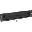 EATON Tripp Lite Brush Strip Plate for Wallmount Rack Enclosure Server Cabinet - Black - SRBRUSHWM