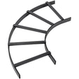 EATON Tripp Lite Cable Ladder Runway E-Bend - 90 Degrees, 18 in. Width - Cable Ladder Bend - Black - Steel - SRL90BEND18