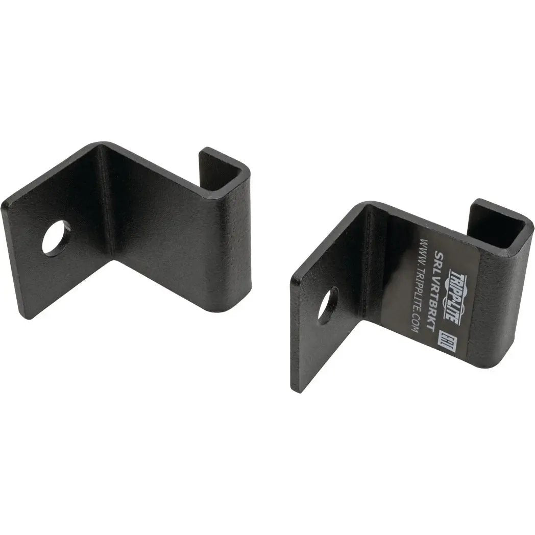 EATON Tripp Lite Cable Runway Vertical Wall Brackets, Straight - Mounting Bracket for Cable Ladder - Black - SRLVRTBRKT
