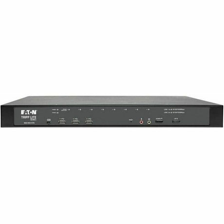 EATON Tripp Lite Cat5 KVM Switch Over IP 8-Port w/ Virtual Media 2 Users 1URM TAA - 8 Computer(s) - 1 Local User(s) - 1 Remote User(s) - 11 x Network (RJ-45) - 2 x PS/2 Port - 6 x USB1 x VGA - Rack-mountabl...  - B064-008-01-IPG