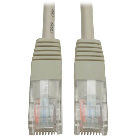 EATON Tripp Lite Cat5e 350 MHz Molded (UTP) Ethernet Cable (RJ45 M/M) - Gray, 14 ft. (4.27 m) - 14ft - 1 x RJ-45 Male - 1 x RJ-45 Male - Gray - N002-014-GY