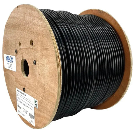 Tripp Lite Cat6/Cat6e Bulk Ethernet 600 MHz Solid-Core Direct-Burial Outdoor-Rated UTP Bulk Ethernet Cable - Black, 1,000 ft. (304.8 m) - 1000 ft Category 6/Category 6e Network Cable for Network Devic...  - N228-01K-BK EATON