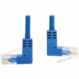 EATON Tripp Lite Cat6 Ethernet Cable Up/Down Angled UTP Slim Molded M/M Blue 5ft - 5 ft Category 6 Network Cable for Network Device, Router, Server, Switch, Workstation, VoIP Device, Printer, Computer, Phot...  - N204-S05-BL-UD