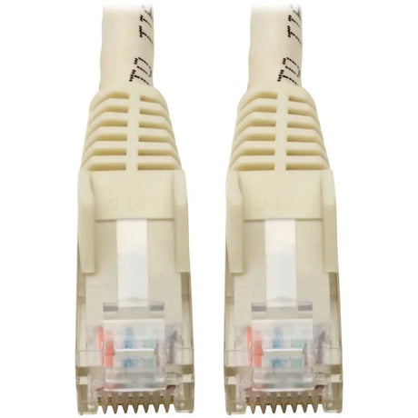 EATON Tripp Lite Cat6 GbE Gigabit Ethernet Snagless Molded Patch Cable UTP White RJ45 M/M 6in 6" - Category 6 for Network Device, Network Adapter, Router, Server, Modem, Hub, Switch - 128 MB/s - Patch Cable - N201-06N-WH
